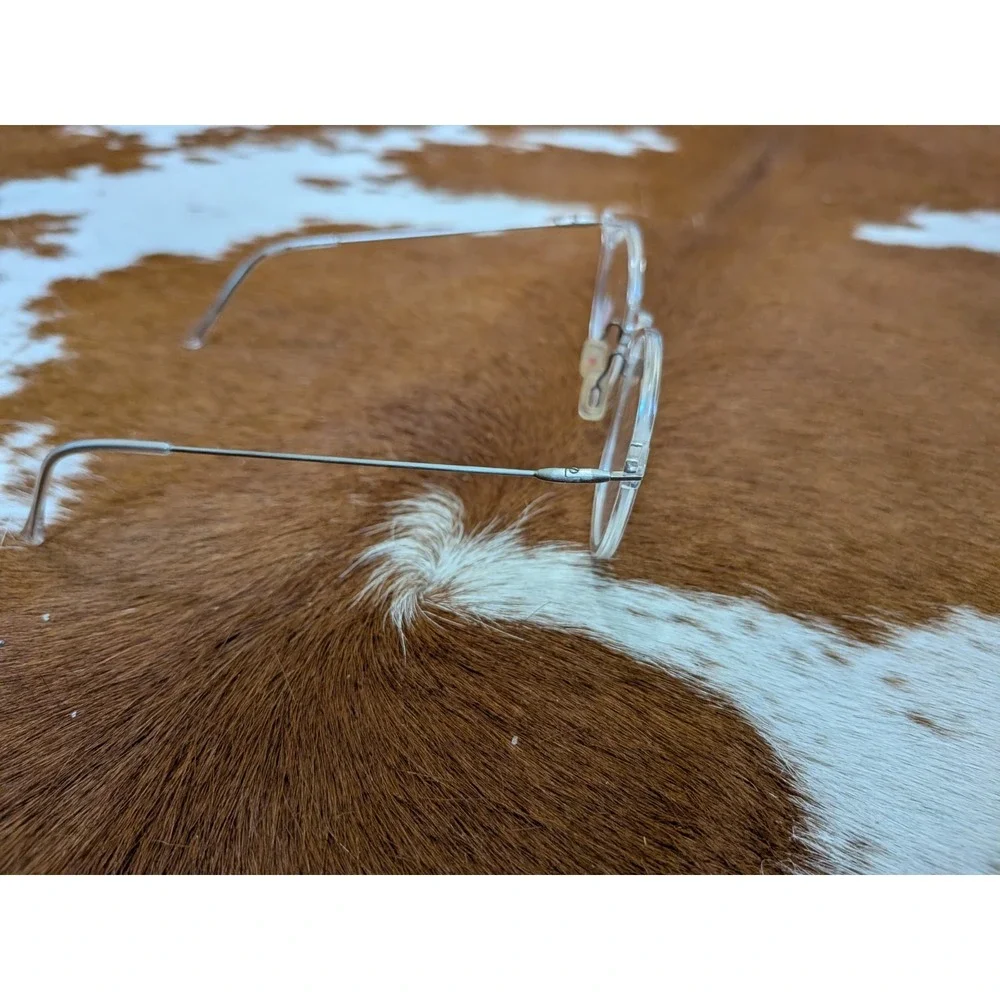Maui Jim Eyeglasses MJO2414-05D Crystal Clear Round Frame Italy 48.5[]21 140